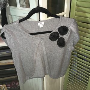5/$20 Worthington Women’s crop sweater Size MP (Fits a Medium Too)